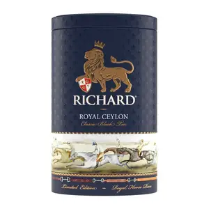 Richard Royal ceylon fekete tea dobozban, 80 g