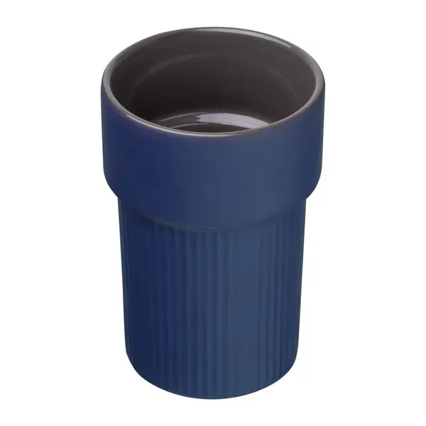 Málta gumírozott kerámia bögre, 300 ml