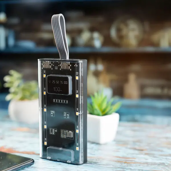 Áttetsző Darwin 10.000 mAh Power bank 10