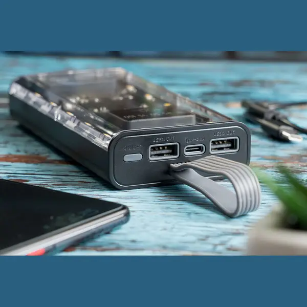 Áttetsző Darwin 10.000 mAh Power bank 11