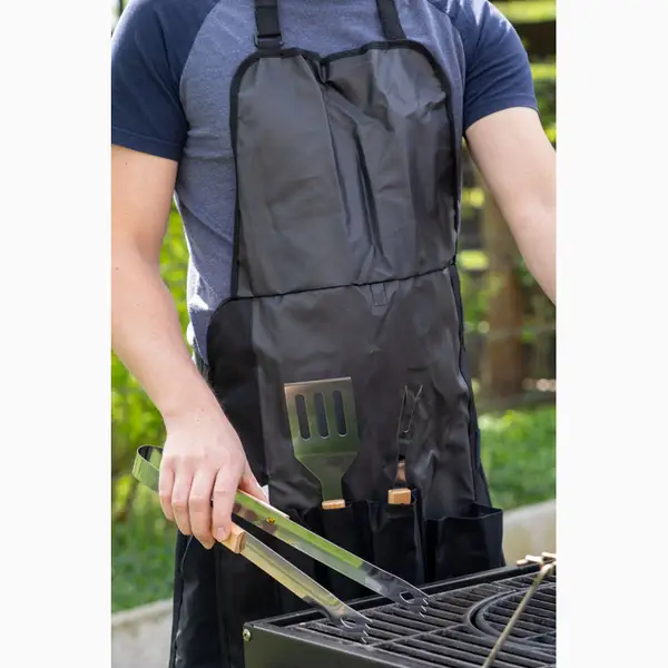 Fekete Aurora grill szett 4