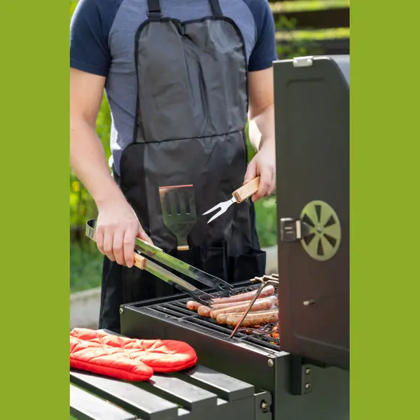 Fekete Aurora grill szett 5