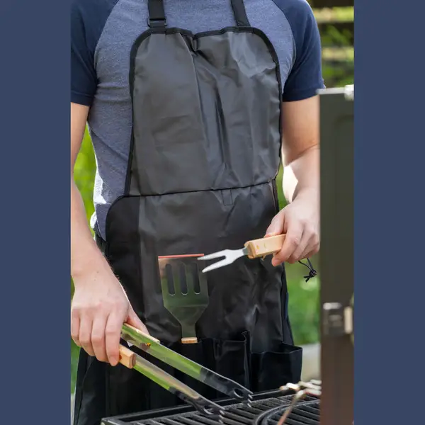 Fekete Aurora grill szett 6