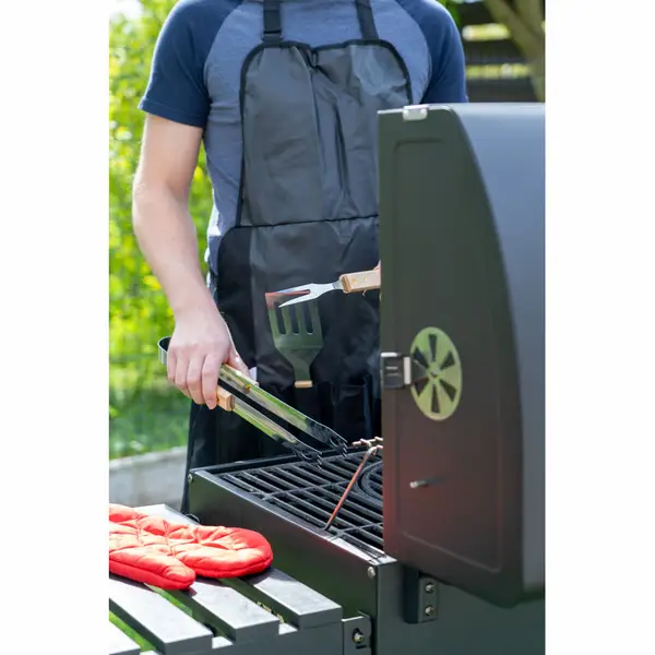 Fekete Aurora grill szett 7
