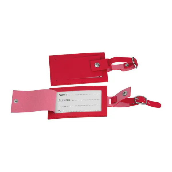 Műbőr bőröndcímke