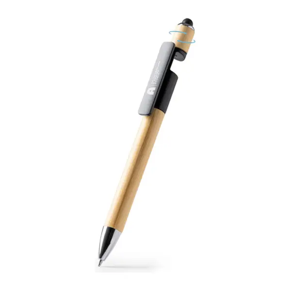 Bambusz toll okostelefon tartóval