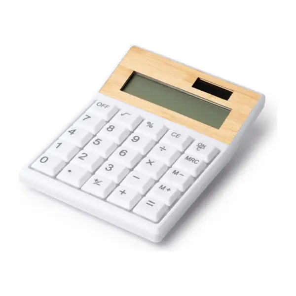 Napelemes bambusz számológép