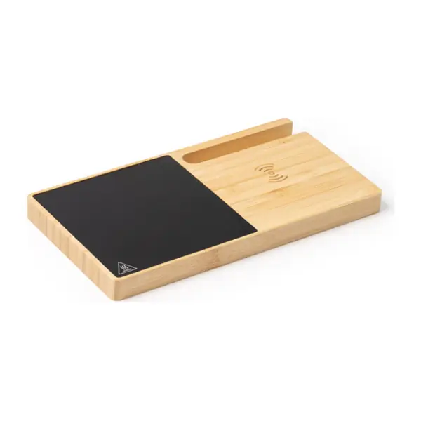 Bambusz powerbank csészemelegítővel