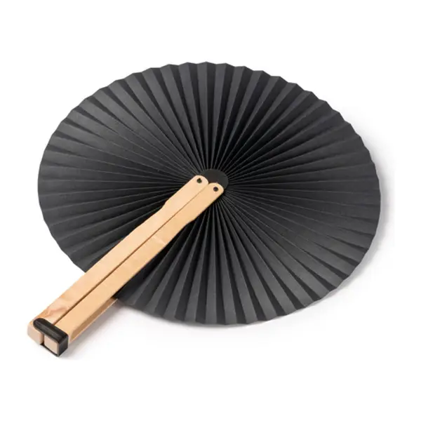 Kerek paipai legyező fa bordákkal