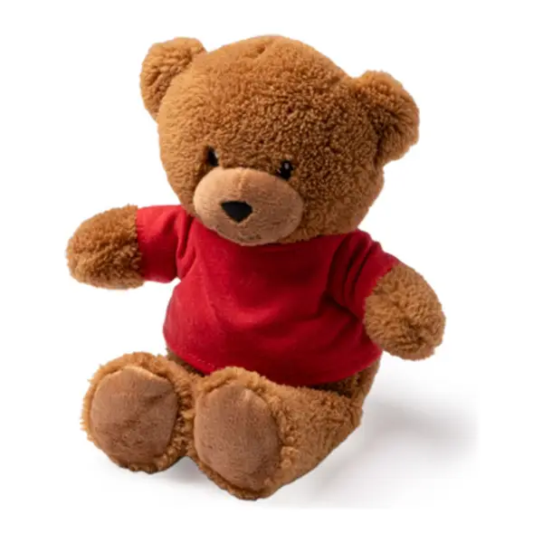 Plüss mackó pólóval