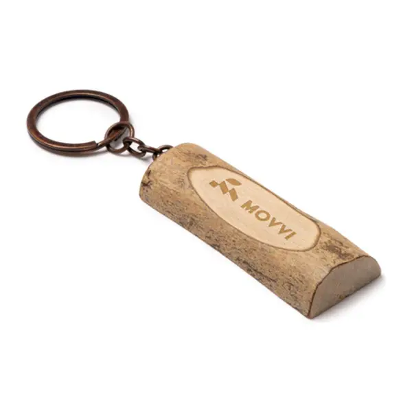 Egyedi fa kulcstartó