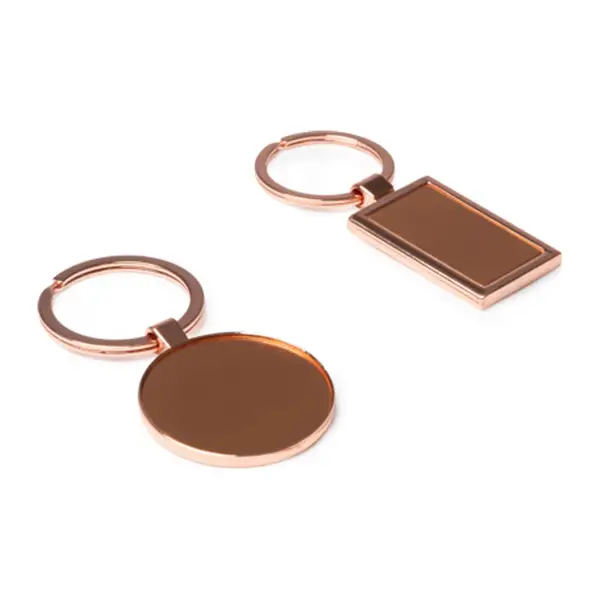 Rosegold fém kulcstartó