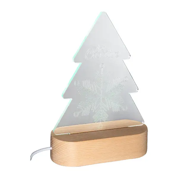 Karácsonyfa alakú LED-es trófea