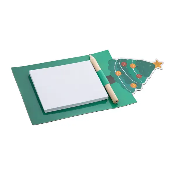 Karácsonyi mágneses jegyzettömb, karácsonyfa