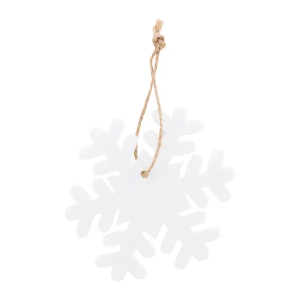 RPET karácsonyfadísz, hópehely