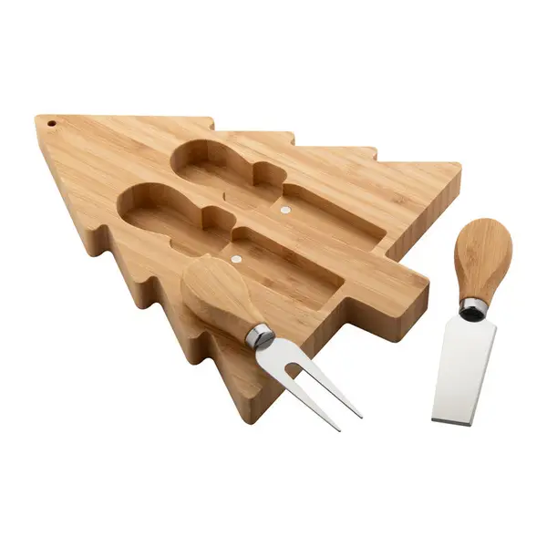 Christmas cheese knife set