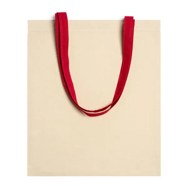 Színes fülű pamut táska  