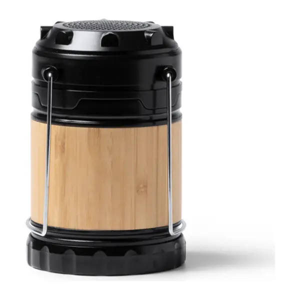 Vezeték nélküli hangszóró és lámpa bambuszból