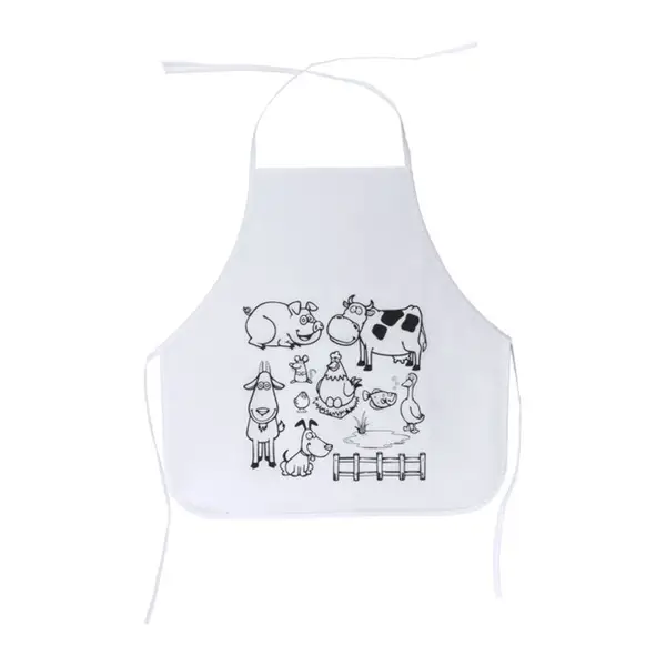 Színezhető gyermek kötény