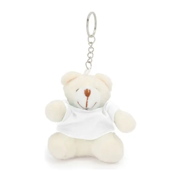 Plüss mackó kulcstartó