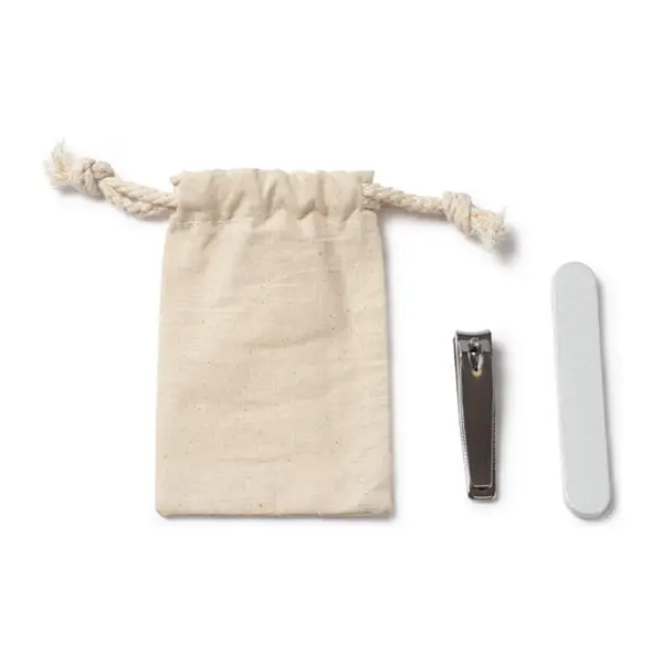 Mini manikűrkészlet pamut tasakban