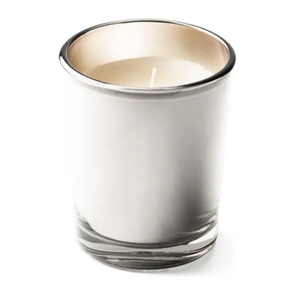 Illatgyertya színes üvegben