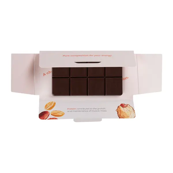 Protein étcsokoládé tábla mogyoróvajjal tölve  70g