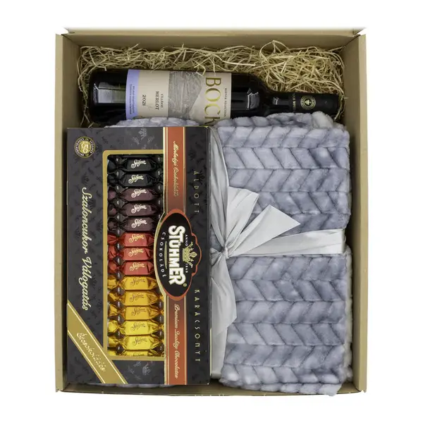 Takaróba csavart ünnep ajándékcsomag