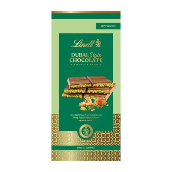 Lindt dubai csokoládé tábla 145g
