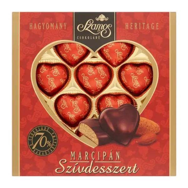 Szamos Szívdesszert díszdoboz 130g