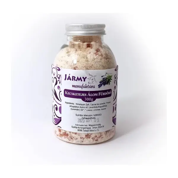 Jármy Kecsketejes Álom fürdősó 350 gr 