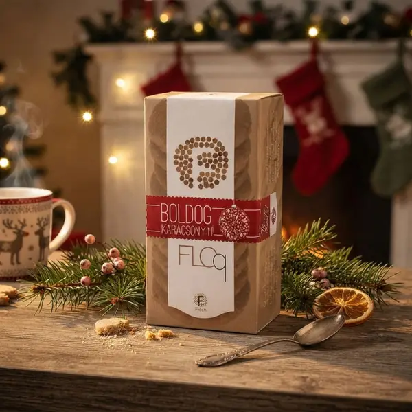 Floch prém citromos keksz 150g. Egyedi címkével.