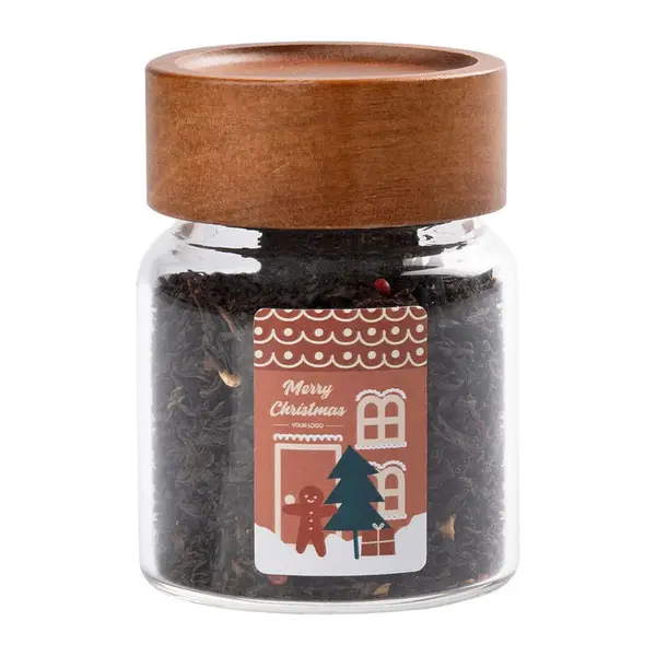Szálas tea üvegben 40g, midi.