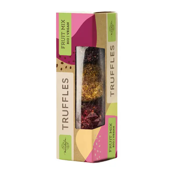 Erdeigyümölcsös vegán trüffel 45g