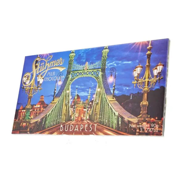 Stühmer tejcsokoládé Budapest Szabadság-híd 90g