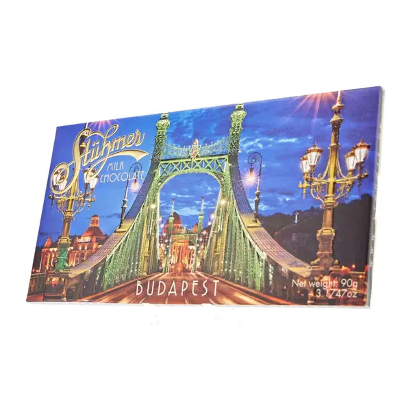 Stühmer tejcsokoládé Budapest Szabadság-híd 90g