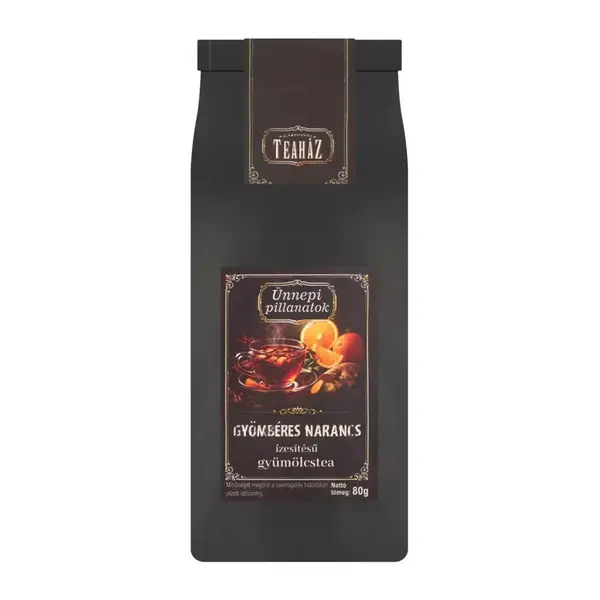 Ünnepi pillanatok gyömbéres narancs ízű tea 80g
