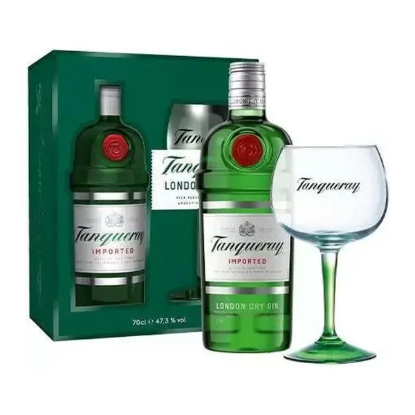 Tanqueray London Dry Gin (DD+Pohár) 0,7 L