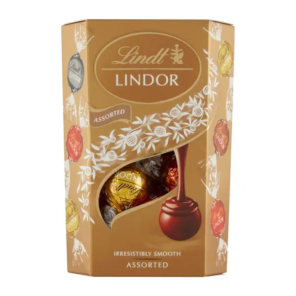 Lindt Lindor válogatás 200g arany dobozban