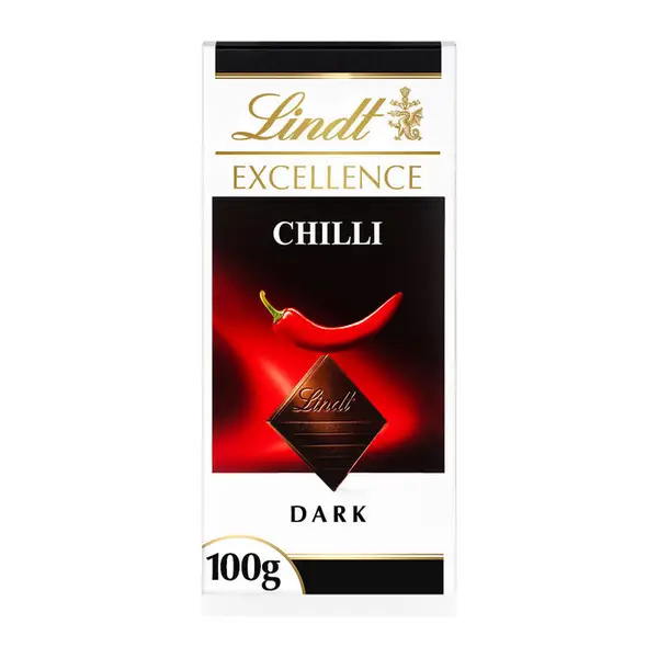 Lindt Excellence csokoládé Chili 100g